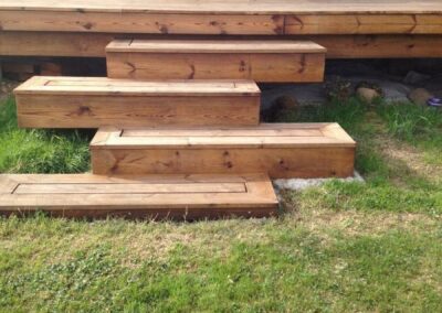création d'escalier bois